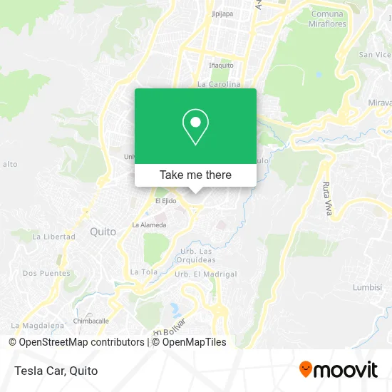 Tesla Car map