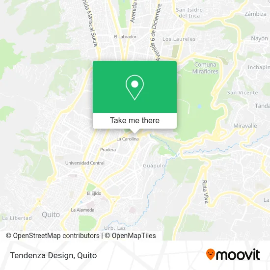 Tendenza Design map