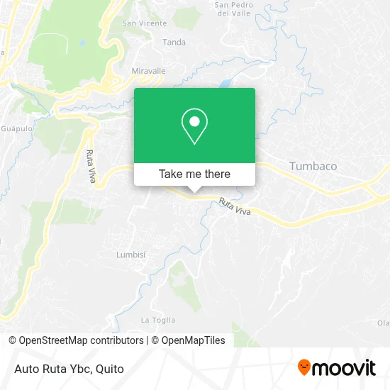 Auto Ruta Ybc map