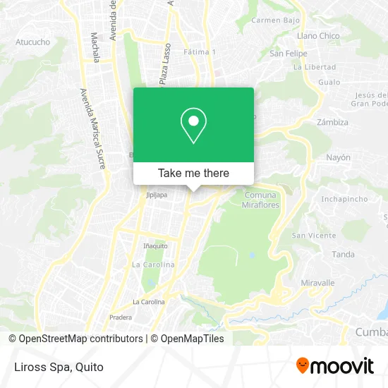 Liross Spa map