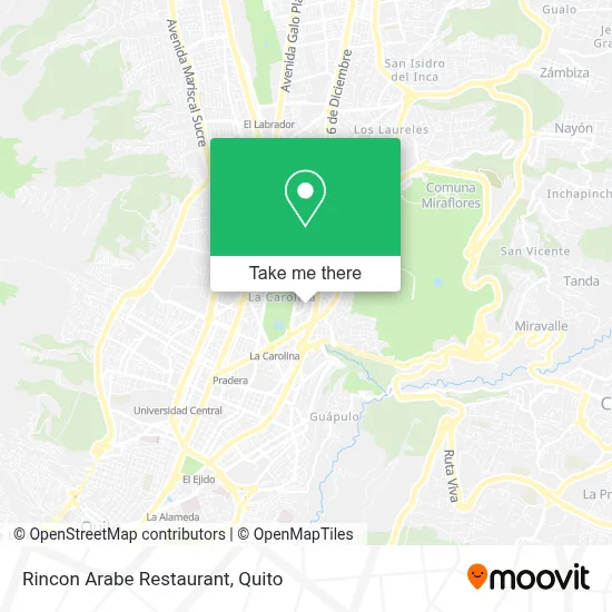Rincon Arabe Restaurant map