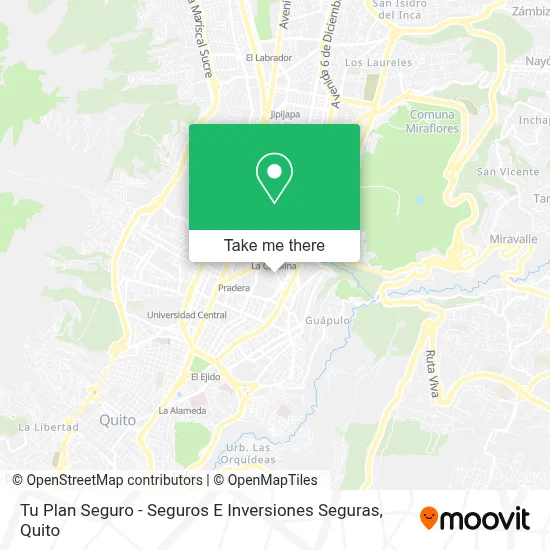 Tu Plan Seguro - Seguros E Inversiones Seguras map