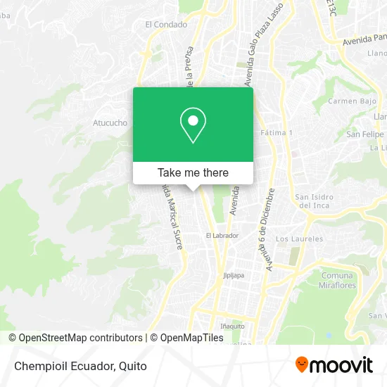 Chempioil Ecuador map