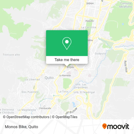 Monos Bike map
