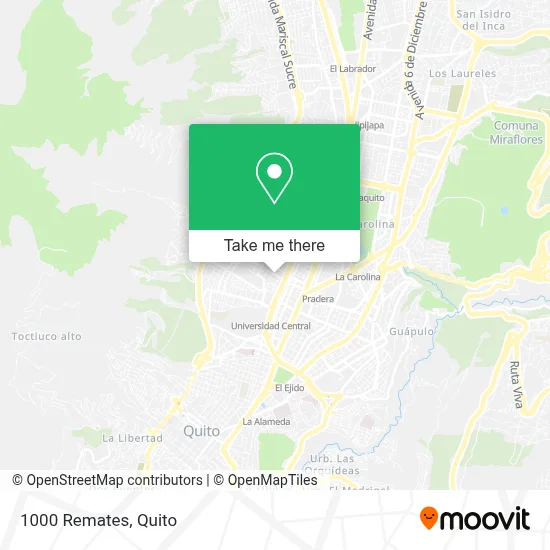 1000 Remates map