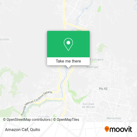 Amazon Caf map