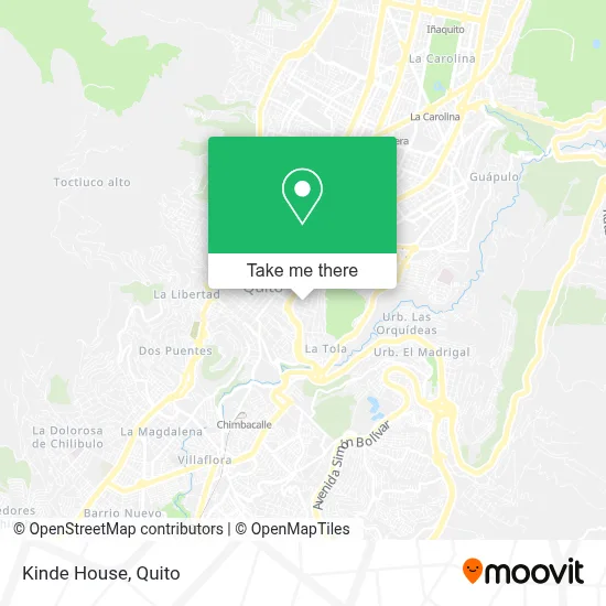 Kinde House map