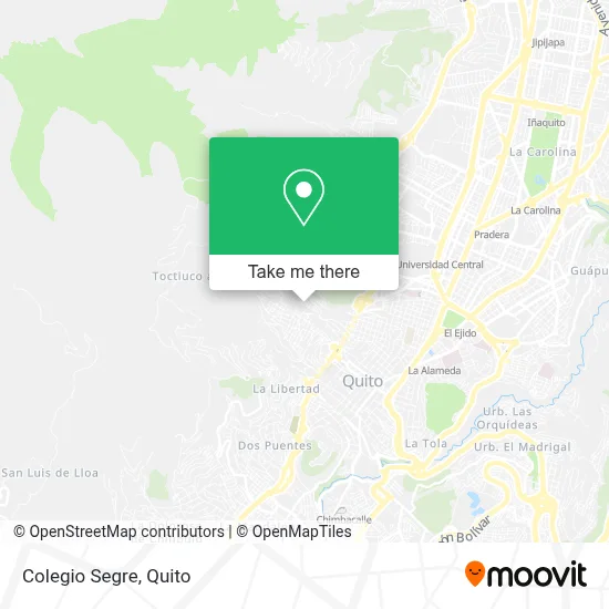 Colegio Segre map