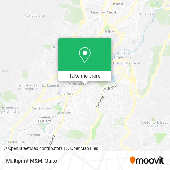 Multiprint M&M map