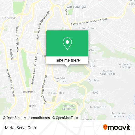 Metal Servi map