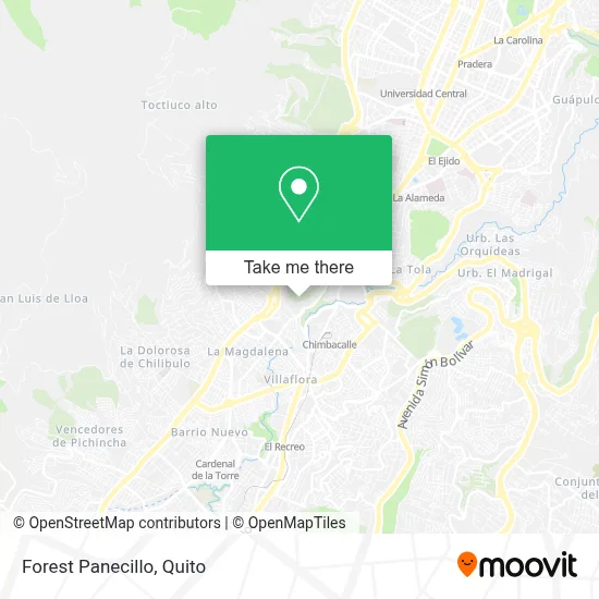 Forest Panecillo map