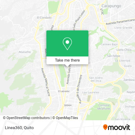 Linea360 map