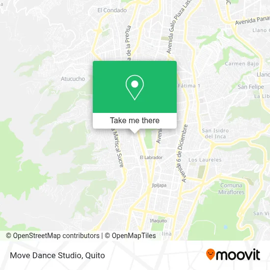 Move Dance Studio map