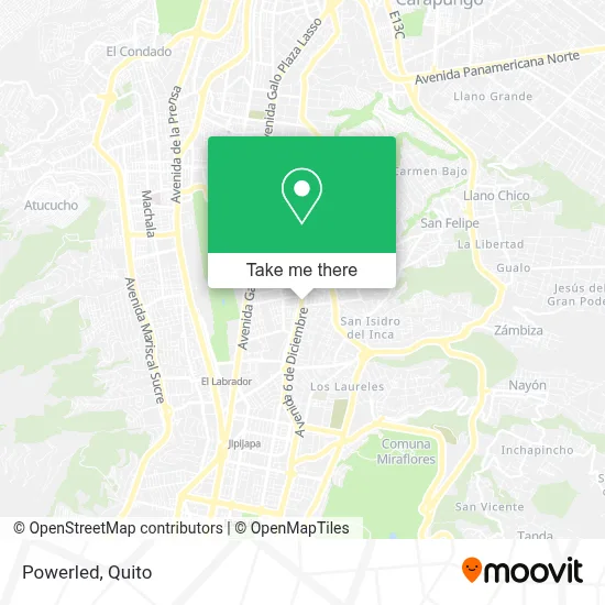 Powerled map