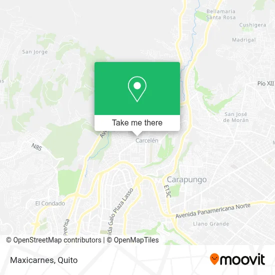Maxicarnes map