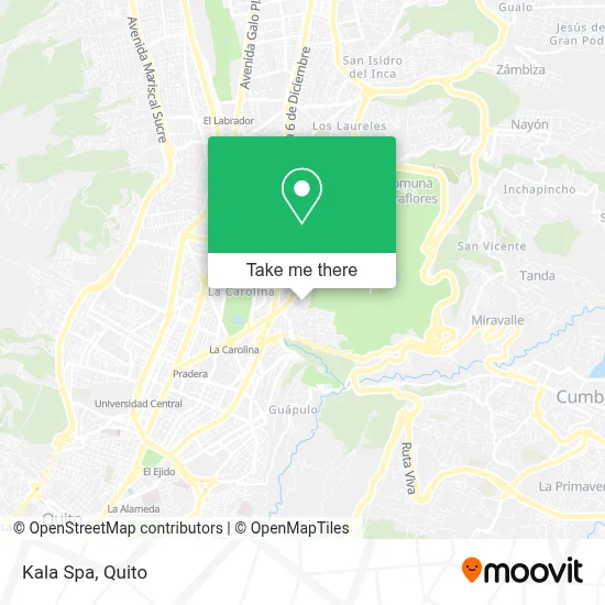 Kala Spa map