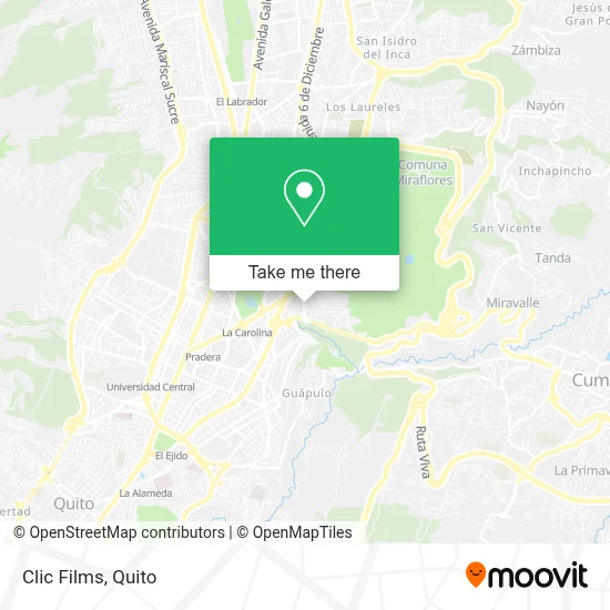 Clic Films map
