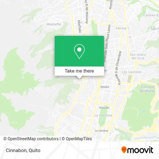 Cinnabon map