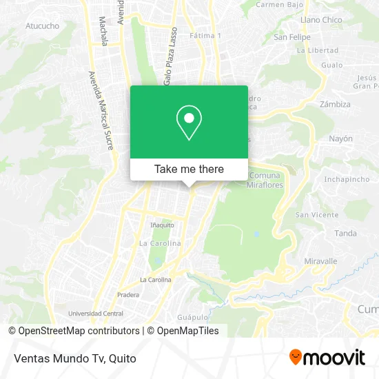 Ventas Mundo Tv map