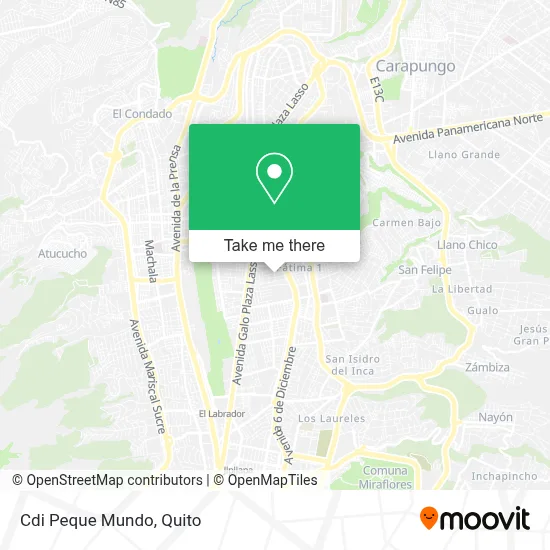 Cdi Peque Mundo map