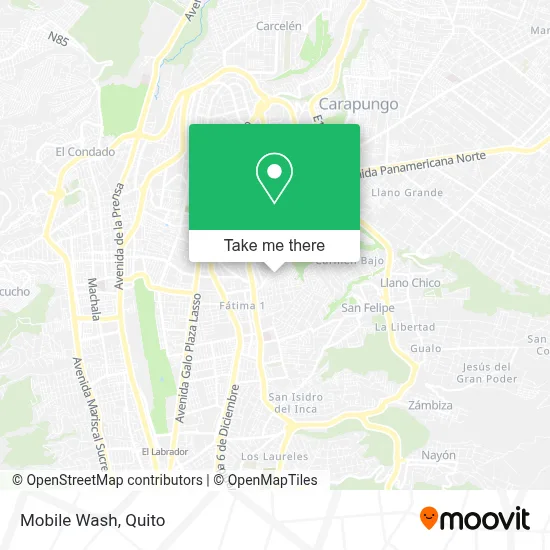 Mobile Wash map
