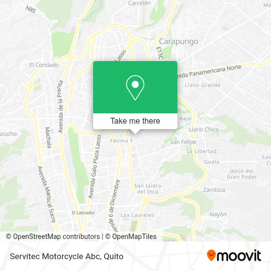 Servitec Motorcycle Abc map