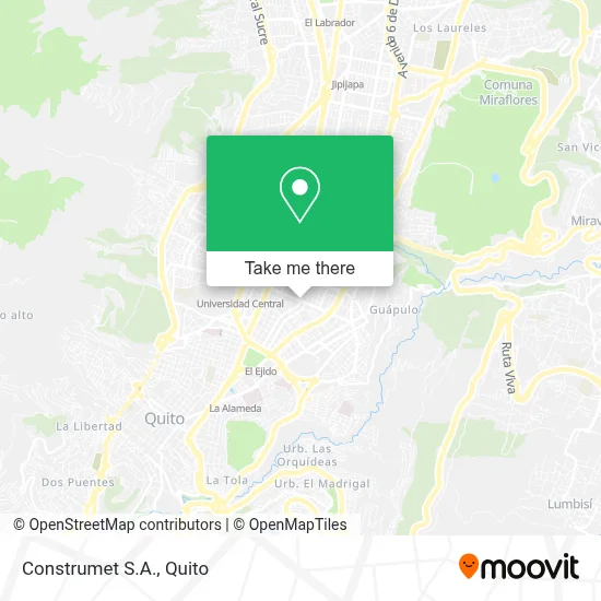 Construmet S.A. map