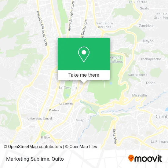 Marketing Sublime map