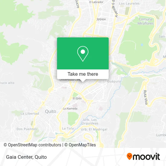Gaia Center map