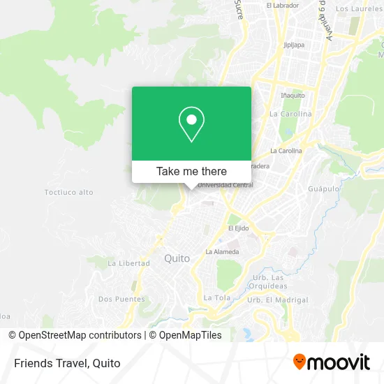 Friends Travel map