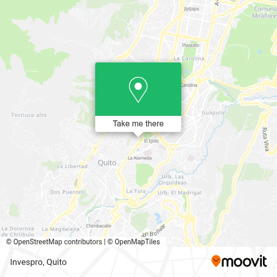 Invespro map