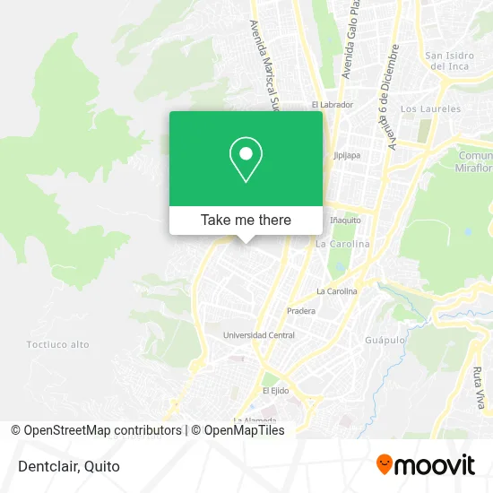 Dentclair map