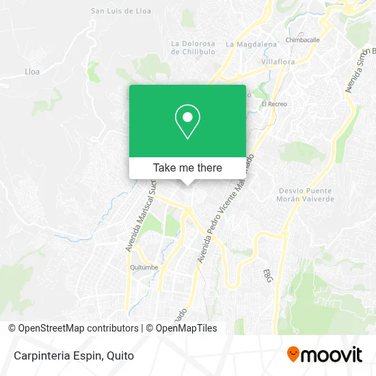 Carpinteria Espin map