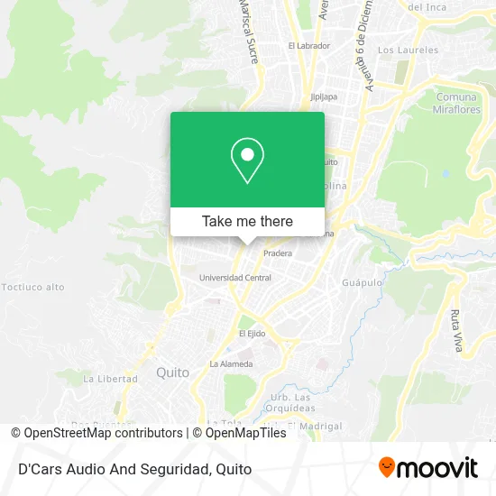 D'Cars Audio And Seguridad map