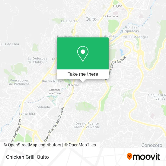 Chicken Grill map
