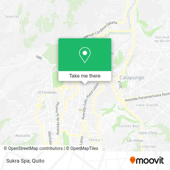 Sukra Spa map