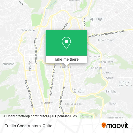 Tutillo Constructora map