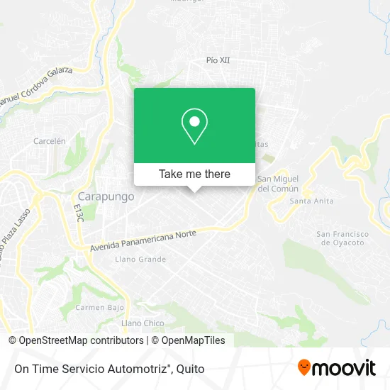 On Time Servicio Automotriz" map