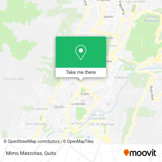 Mimo Mascotas map