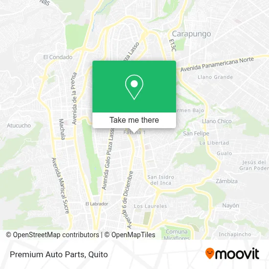Premium Auto Parts map