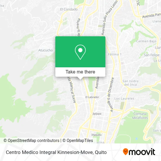 Centro Medico Integral Kinnesion-Move map