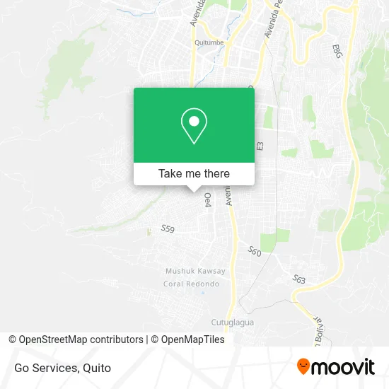 Go Services map