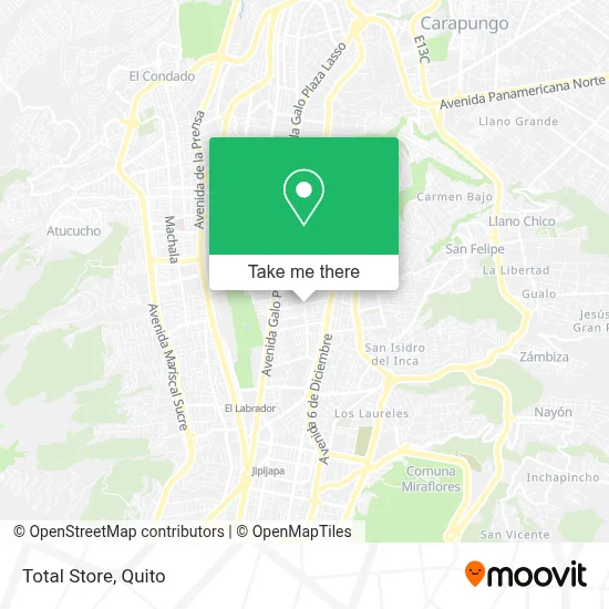 Total Store map