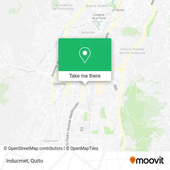 Inducmet map