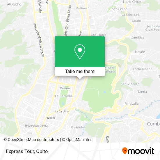 Express Tour map