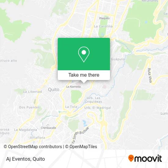 Aj Eventos map