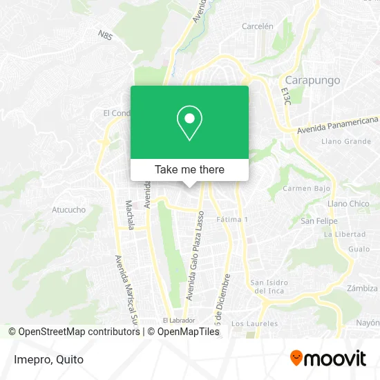 Imepro map