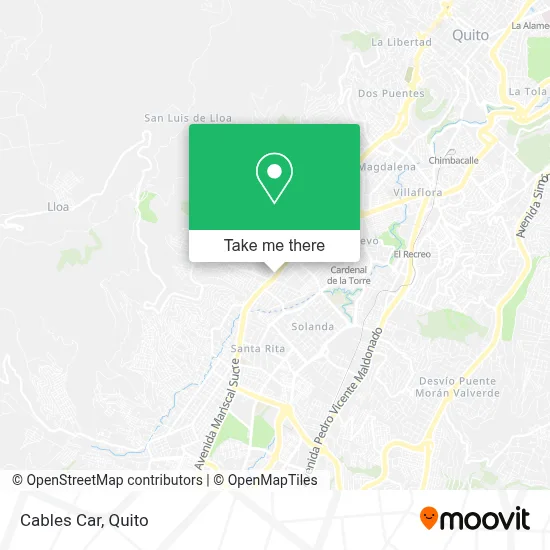 Cables Car map