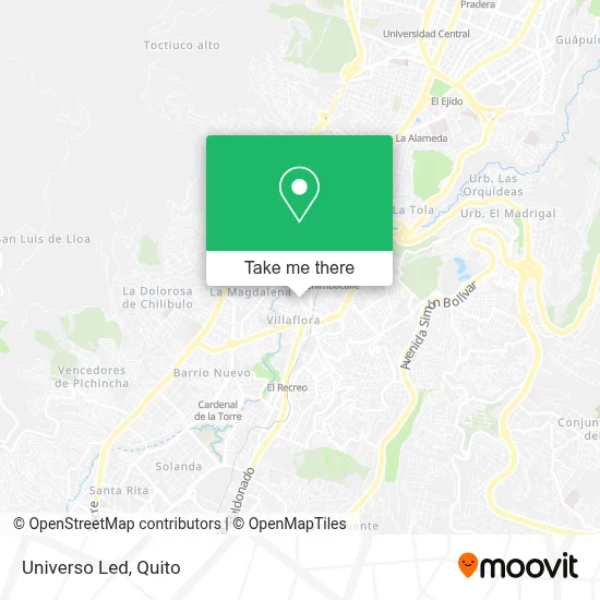Universo Led map