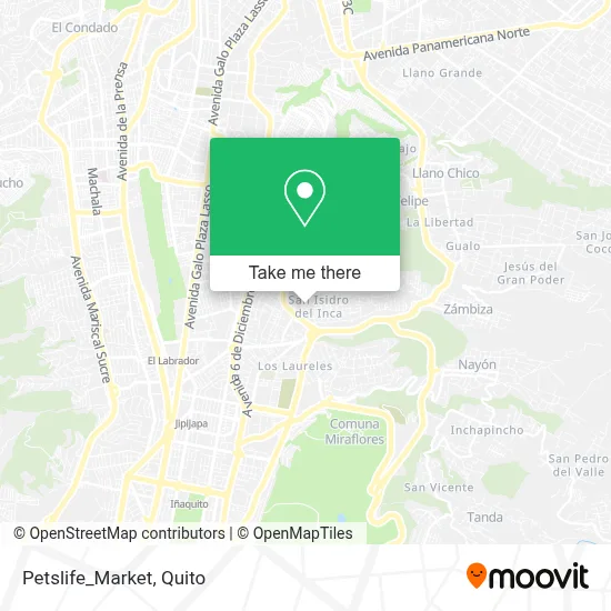 Petslife_Market map
